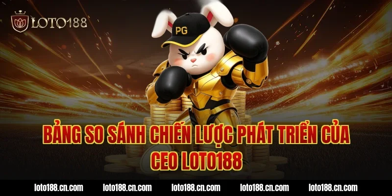 Bảng So Sánh Chiến Lược Phát Triển Của CEO Loto188