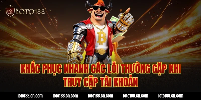 Khắc phục nhanh các lỗi thường gặp khi truy cập tài khoản