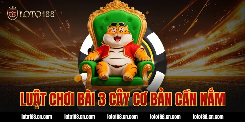 Luật chơi bài 3 cây cơ bản cần nắm