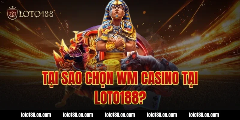 Tại sao chọn WM Casino tại loto188?