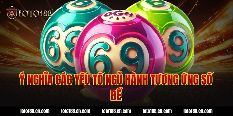 Ý nghĩa các yếu tố ngũ hành tương ứng số đề